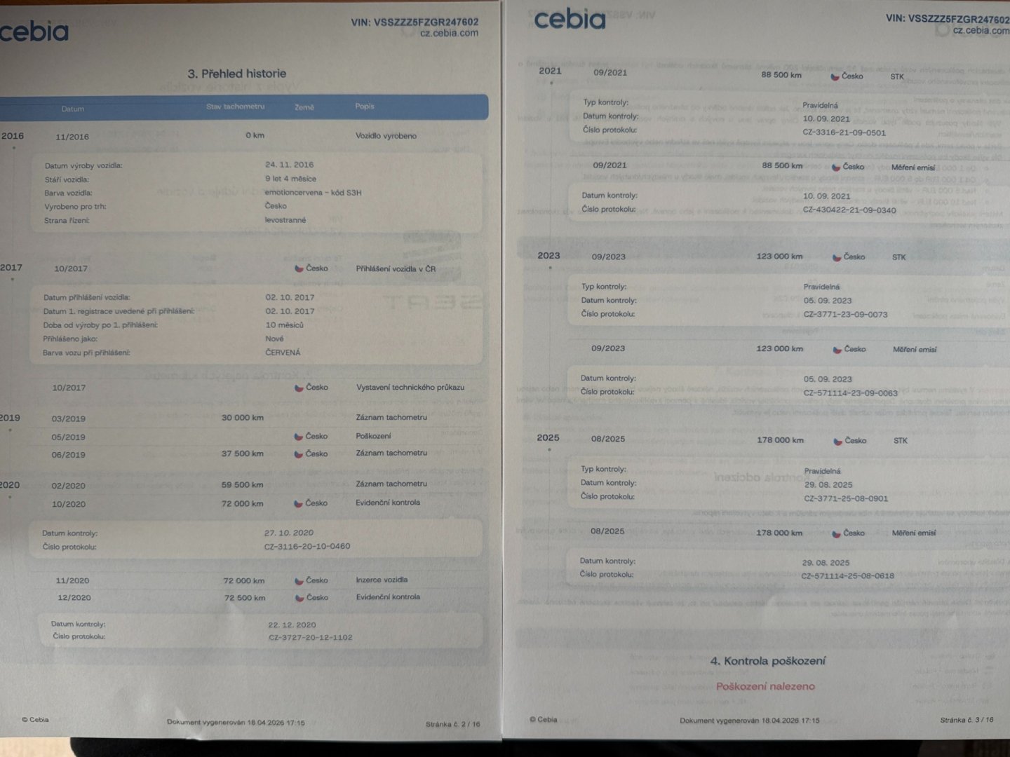 Seat Leon 1.2TSi 81kW ČR, nehavarované