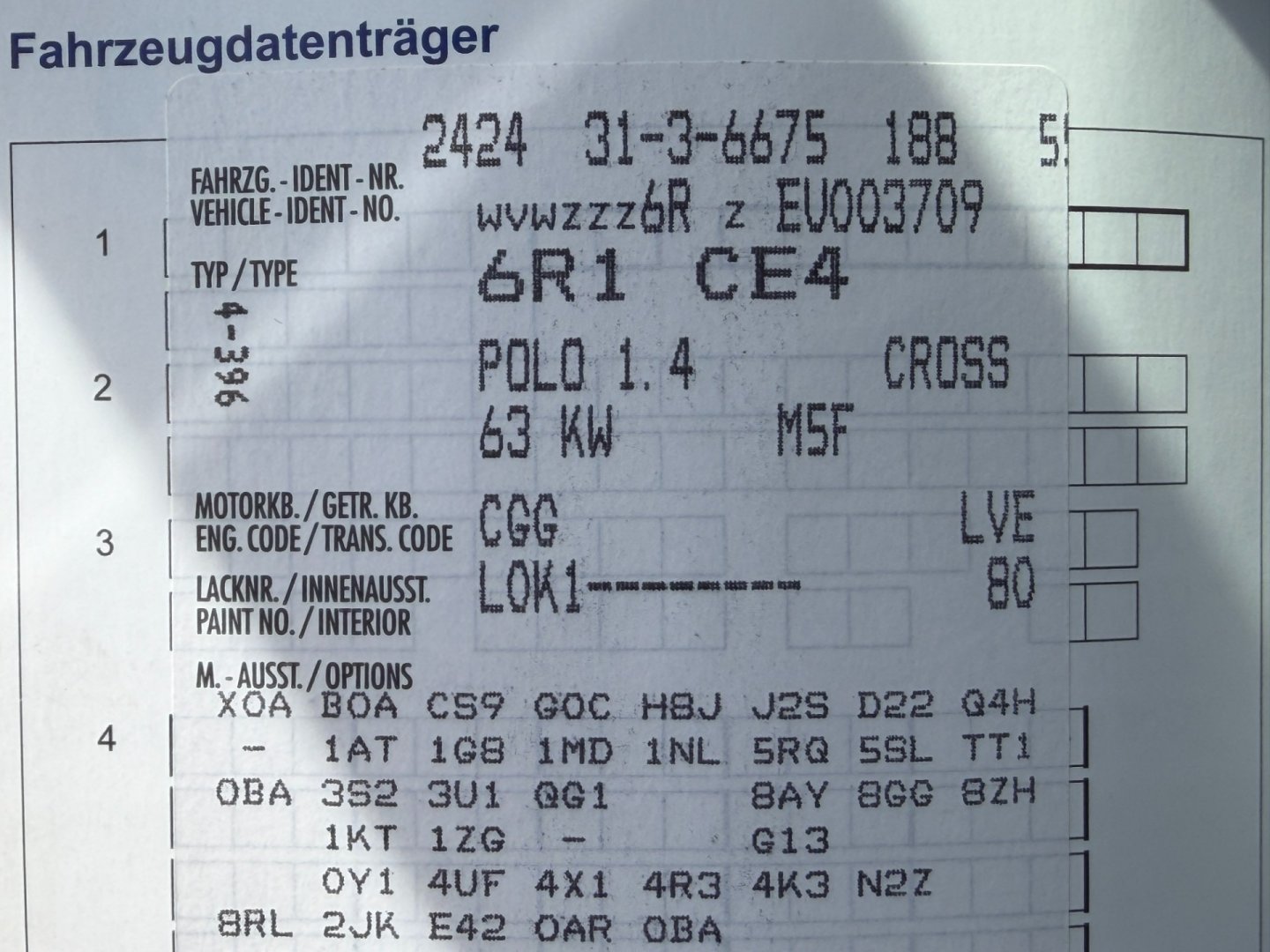 Volkswagen Polo Cross 1.4i 16V - perleť - TOP