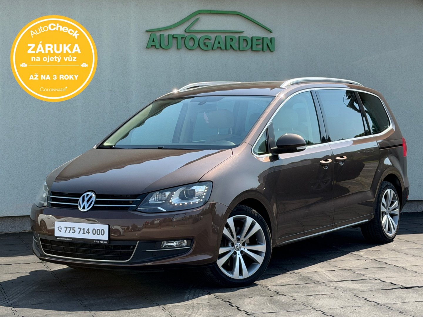 Volkswagen Sharan 2.0TDi 130kW 7míst DCC, ČR
