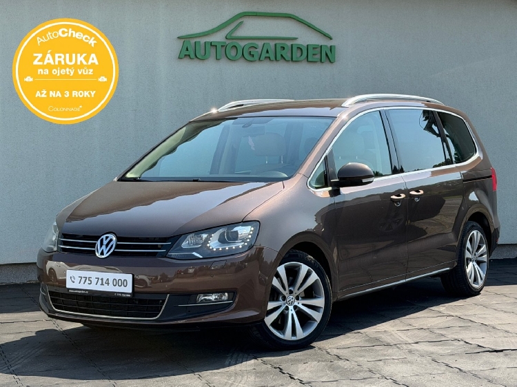Volkswagen Sharan 2.0TDi 130kW 7míst DCC, ČR